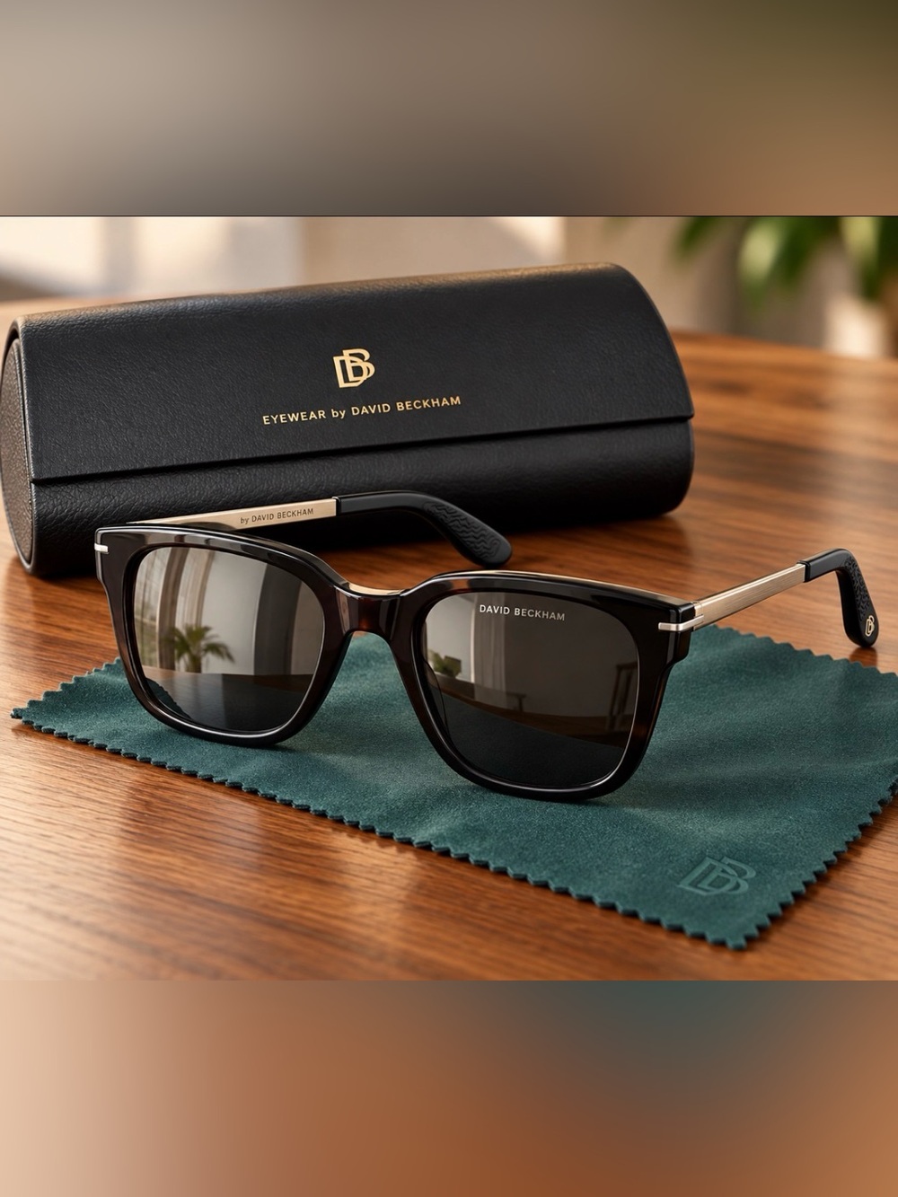 NEW David Beckham DB 7047/S Sunglasses QUM/QT 51-22-145 Tortoise Black w/ Case